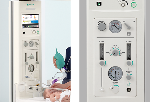 Supports safe artificial ventilation and resuscitation <Add-on unit>